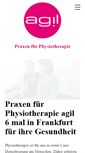 Mobile Screenshot of physio-agil.de